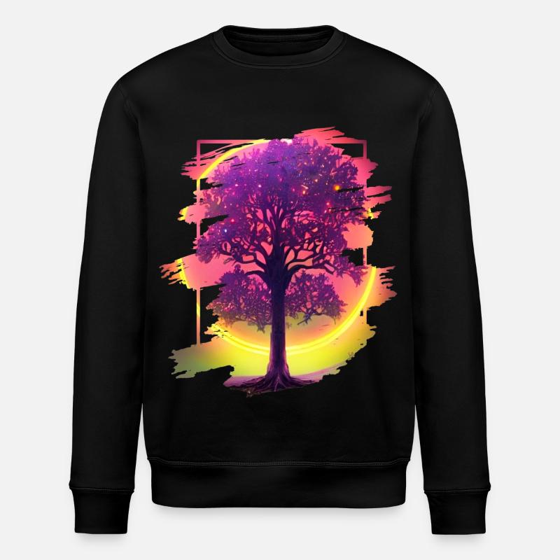Arbre - Sweat bio ROLLER Stanley/Stella Unisexe - noir