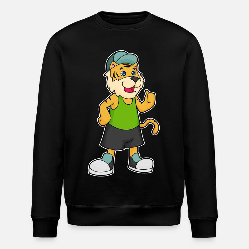 Bonnet de tigre - Sweat bio ROLLER Stanley/Stella Unisexe - noir
