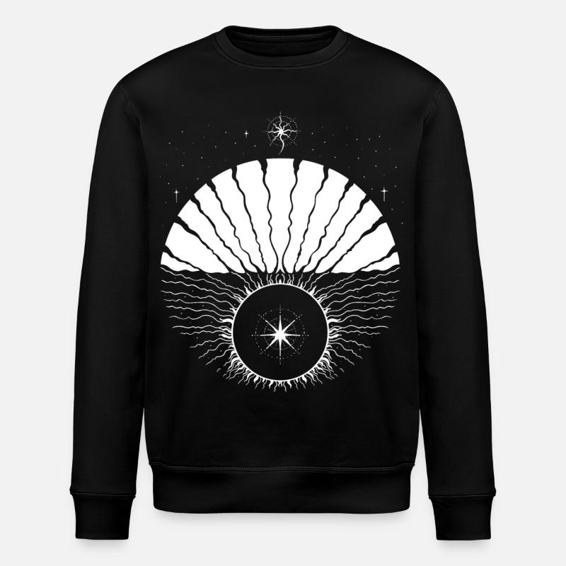 Winter Solstice Julmond Yule - Stanley/Stella ROLLER Unisex Organic Sweatshirt - black