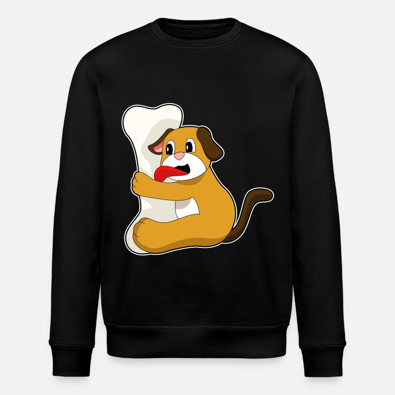 Os de chien - Sweat bio ROLLER Stanley/Stella Unisexe - noir