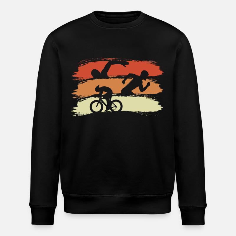 Épreuve de triathlète - Sweat bio ROLLER Stanley/Stella Unisexe - noir