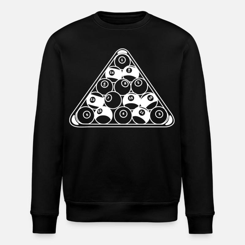 Billard Rack - Stanley/Stella Unisex Bio-Sweatshirt ROLLER - Schwarz