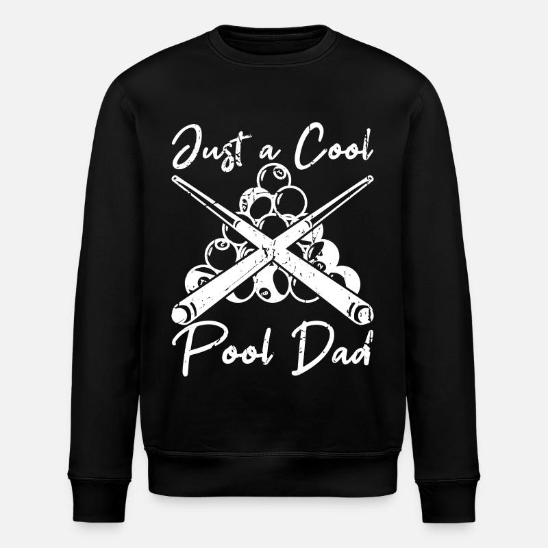 Cooler Poolbillard Vater - Stanley/Stella Unisex Bio-Sweatshirt ROLLER - Schwarz