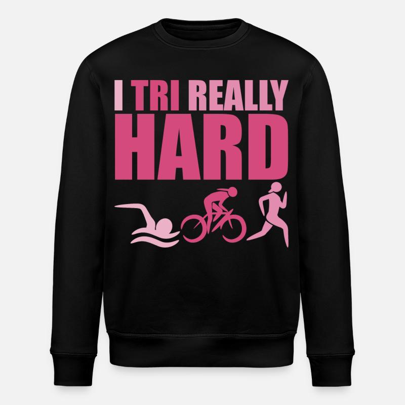 Triathlon Wettbewerb - Stanley/Stella Unisex Bio-Sweatshirt ROLLER - Schwarz