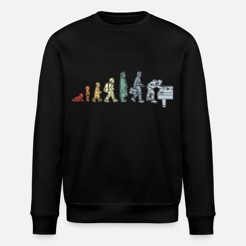 Pool Evolution - Stanley/Stella ROLLER Unisex Organic Sweatshirt - black