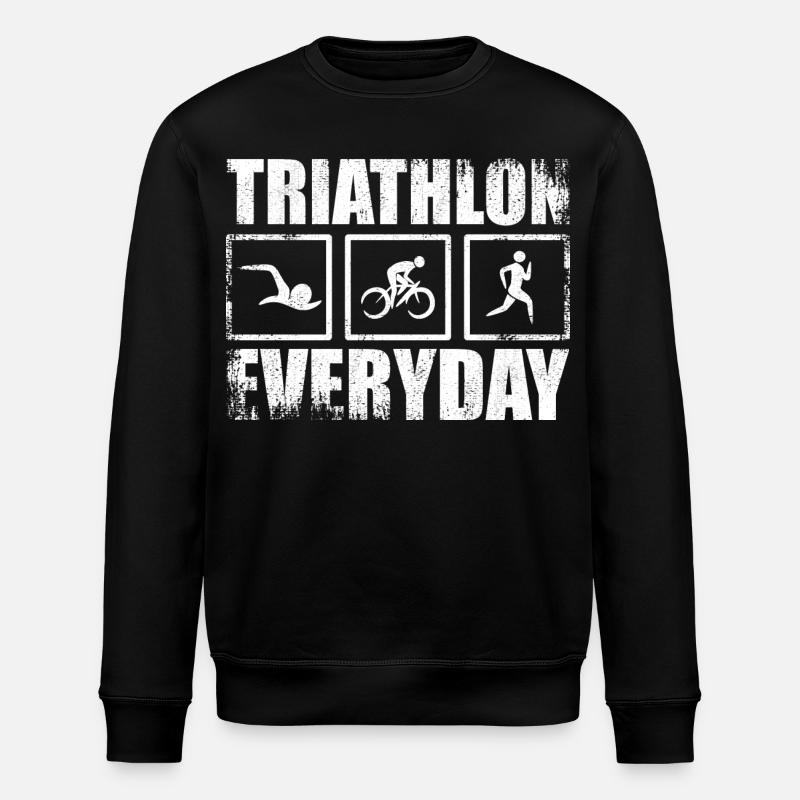 Triathlon Routine - Sweat bio ROLLER Stanley/Stella Unisexe - noir