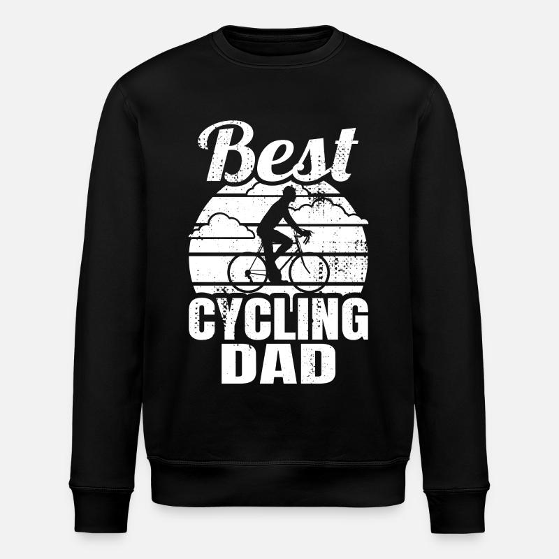 Best Cycling Dad - Stanley/Stella Unisex Bio-Sweatshirt ROLLER - Schwarz
