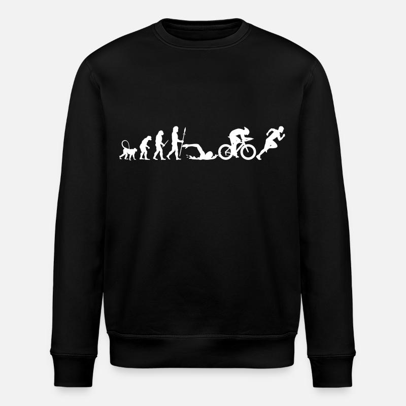 Développement du triathlon - Sweat bio ROLLER Stanley/Stella Unisexe - noir