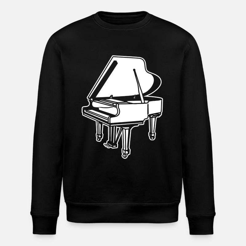 Wing - Stanley/Stella ROLLER Unisex Organic Sweatshirt - black