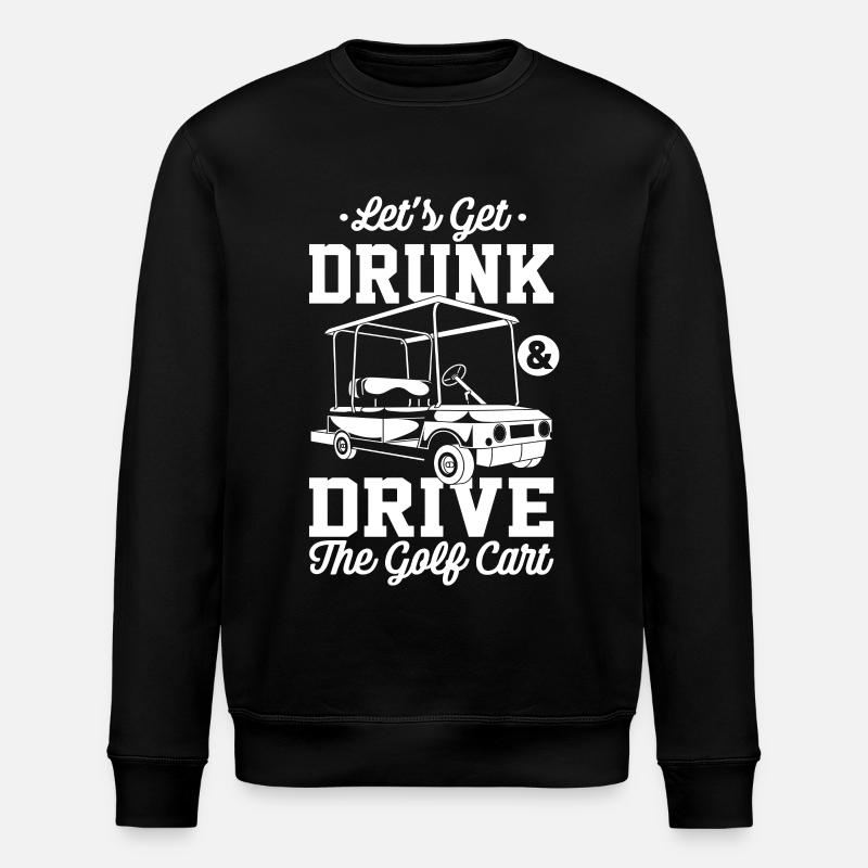 Golf und Bier - Stanley/Stella Unisex Bio-Sweatshirt ROLLER - Schwarz