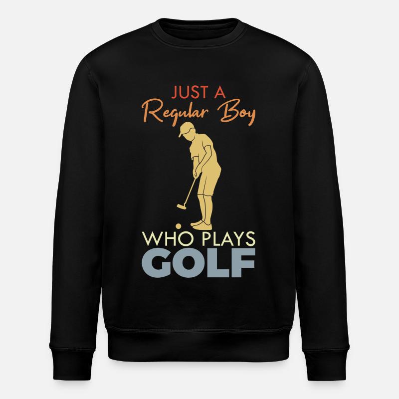 Garçon de golf - Sweat bio ROLLER Stanley/Stella Unisexe - noir