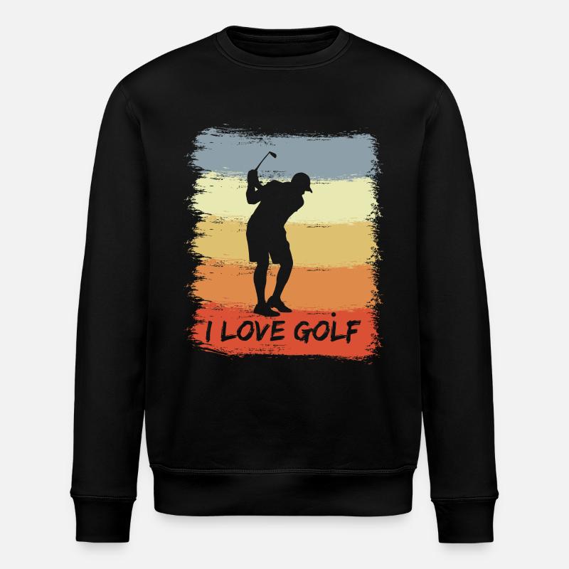 Passionné de golf - Sweat bio ROLLER Stanley/Stella Unisexe - noir