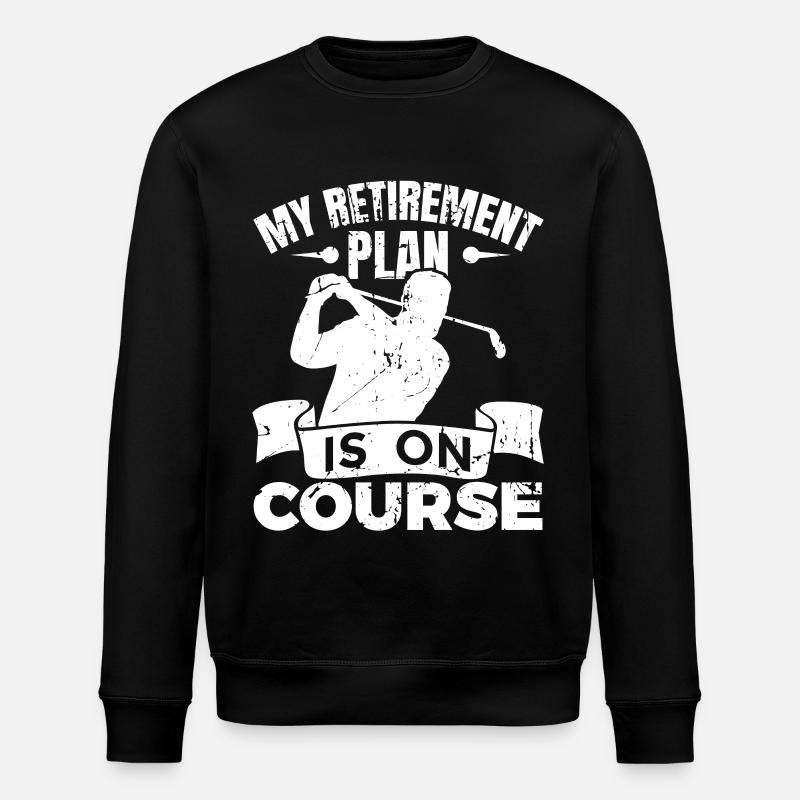 Retraite des golfeurs - Sweat bio ROLLER Stanley/Stella Unisexe - noir