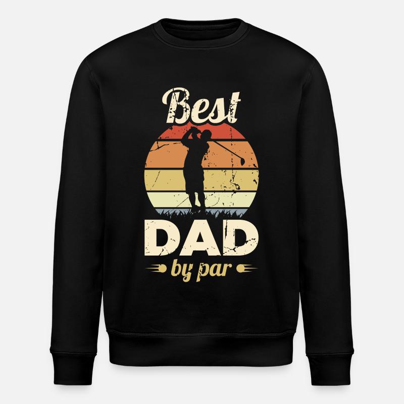 Golf Vater - Stanley/Stella Unisex Bio-Sweatshirt ROLLER - Schwarz