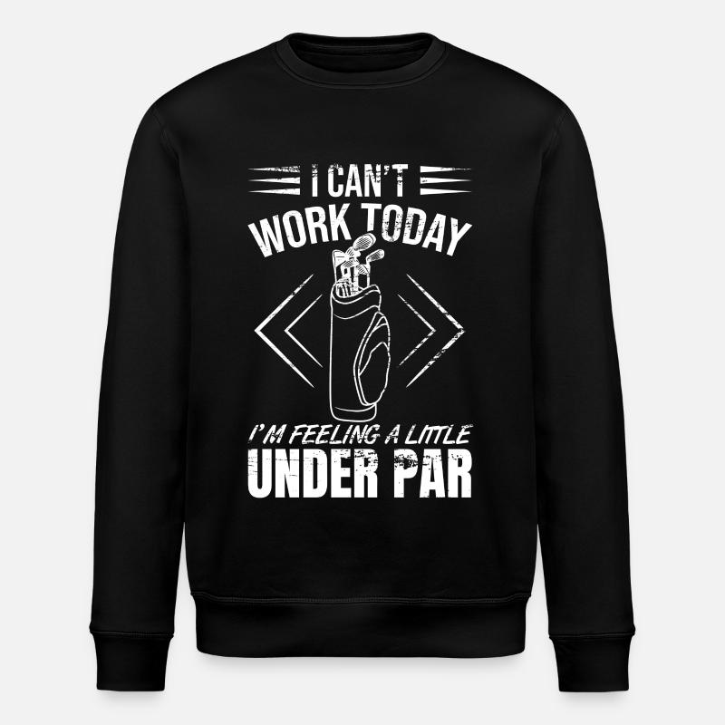Blague de golfeur - Sweat bio ROLLER Stanley/Stella Unisexe - noir