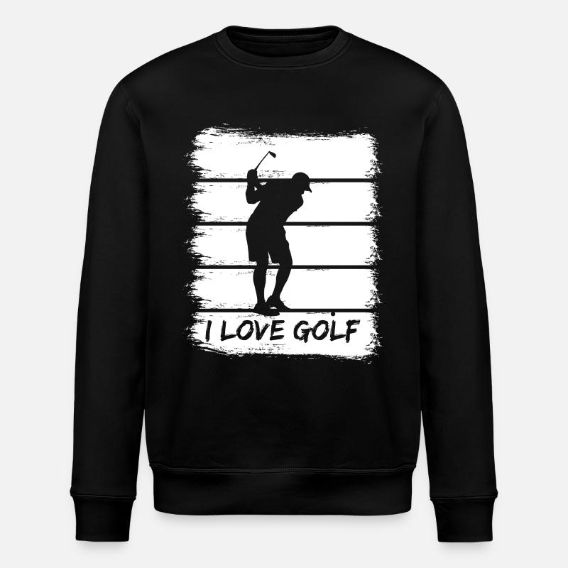 J’adore le golf - Sweat bio ROLLER Stanley/Stella Unisexe - noir