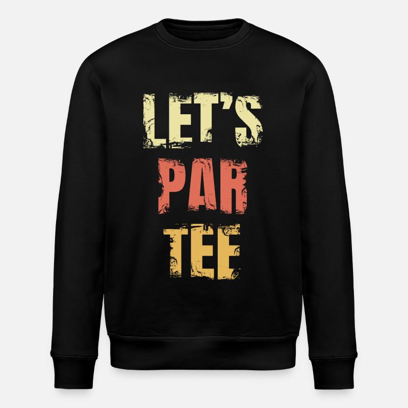 Golf lover joke - Stanley/Stella ROLLER Unisex Organic Sweatshirt - black