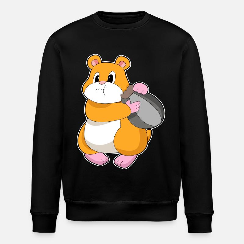 Hamster Samen - Stanley/Stella Unisex Bio-Sweatshirt ROLLER - Schwarz