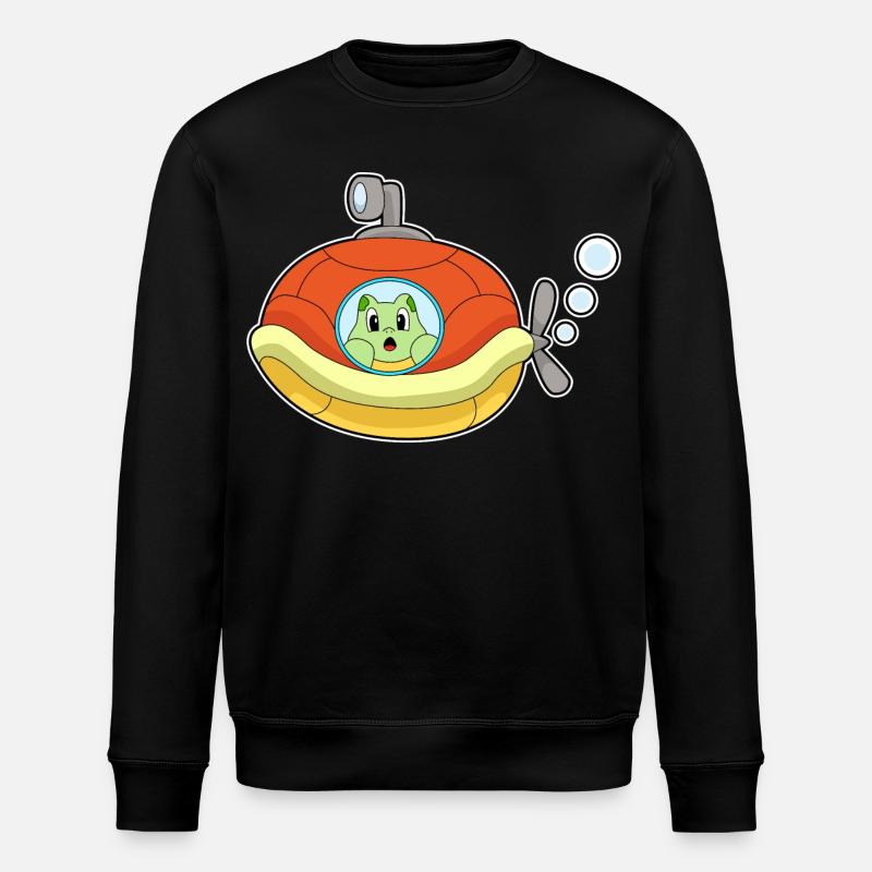 Tortue sous-marine - Sweat bio ROLLER Stanley/Stella Unisexe - noir