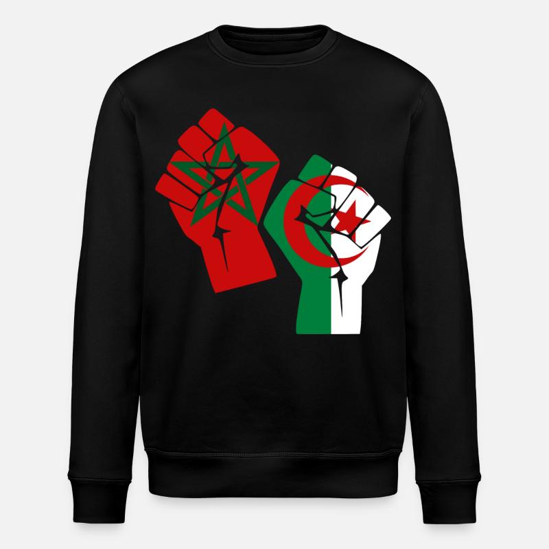 Morocco Algeria Khawa Khawa - Stanley/Stella ROLLER Unisex Organic Sweatshirt - black