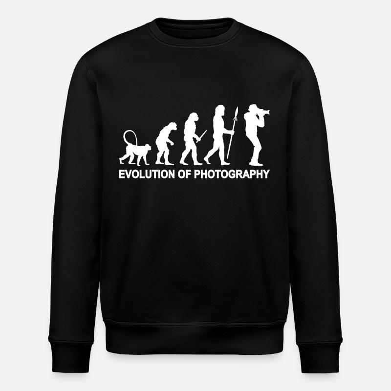 Évolution de la photographie - Sweat bio ROLLER Stanley/Stella Unisexe - noir