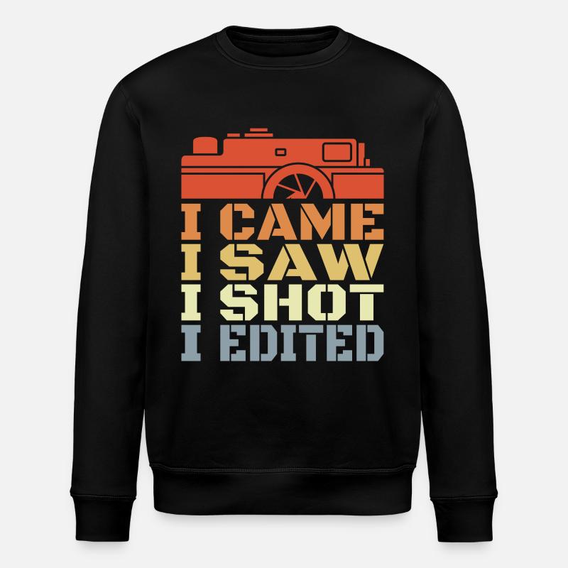 Camera Routine - Stanley/Stella ROLLER Unisex Organic Sweatshirt - black