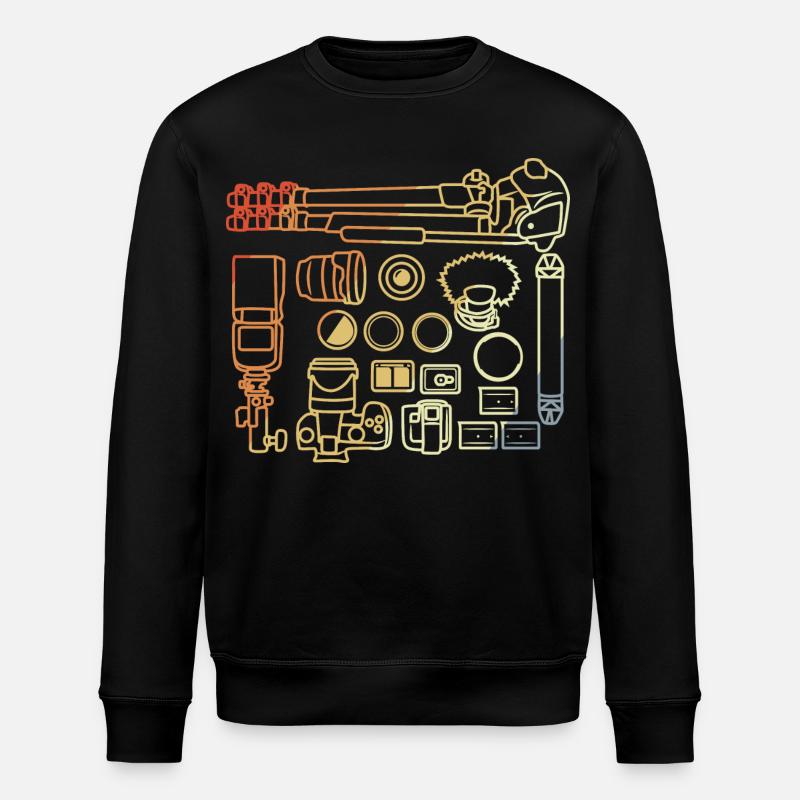 Kamerazubehör - Stanley/Stella Unisex Bio-Sweatshirt ROLLER - Schwarz