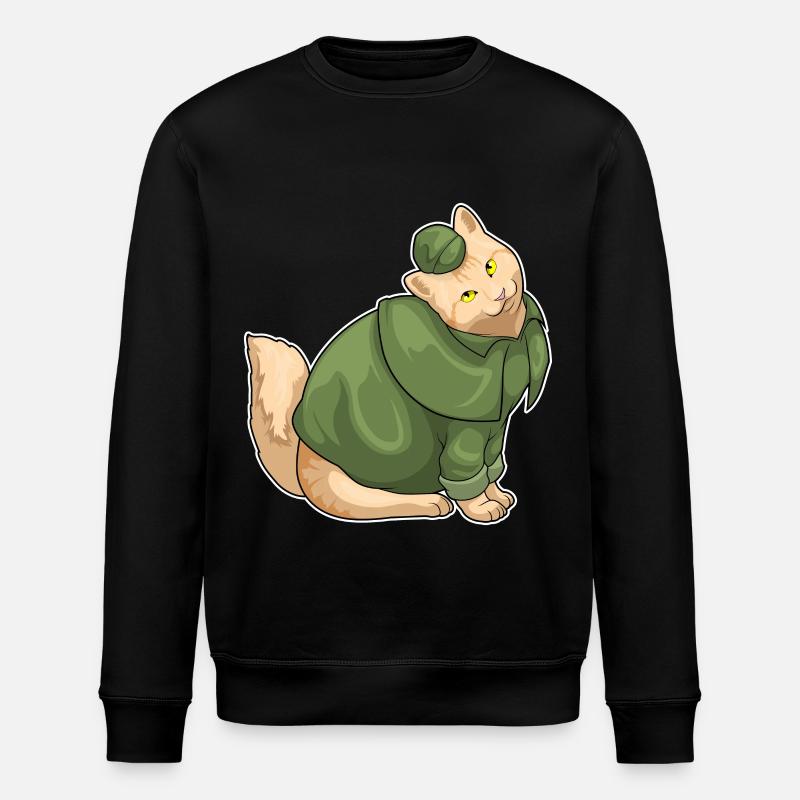 Détective de chat - Sweat bio ROLLER Stanley/Stella Unisexe - noir