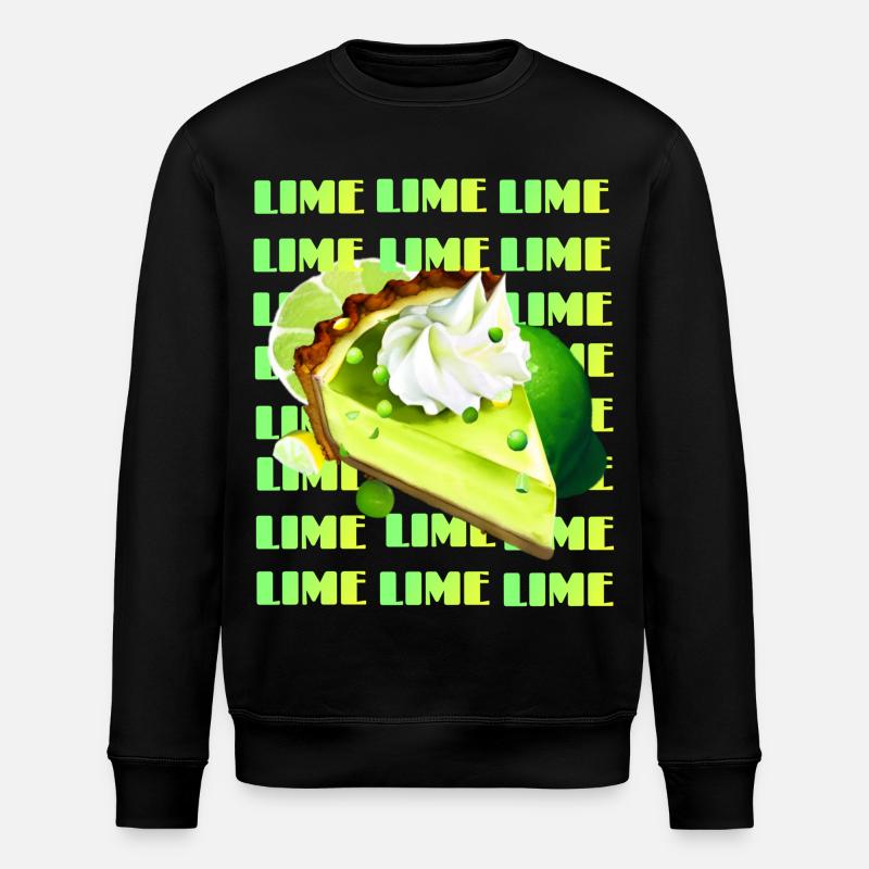 Key Lime Pie - Stanley/Stella ROLLER Unisex Organic Sweatshirt - black