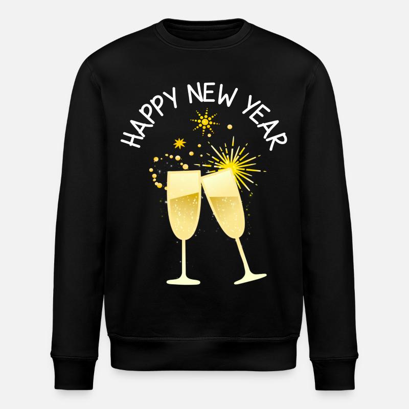 Bonne année !! Bonne année ! - Sweat bio ROLLER Stanley/Stella Unisexe - noir