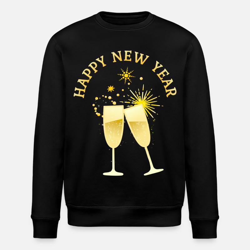 À votre santé! -Bonne année ! - Sweat bio ROLLER Stanley/Stella Unisexe - noir