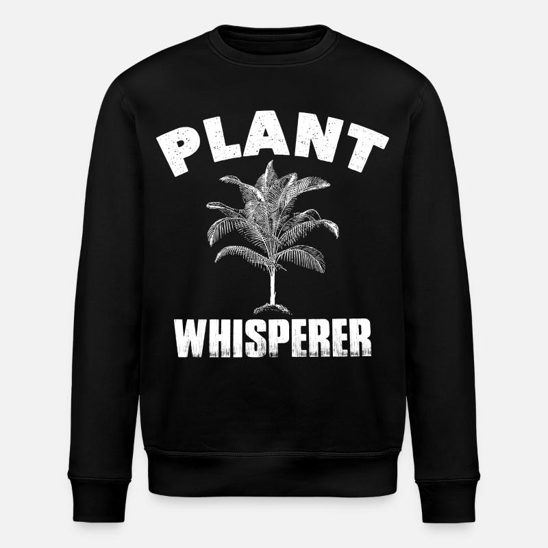 Pflanzenflüsterer Baum Hobby Gartengärtner - Stanley/Stella Unisex Bio-Sweatshirt ROLLER - Schwarz