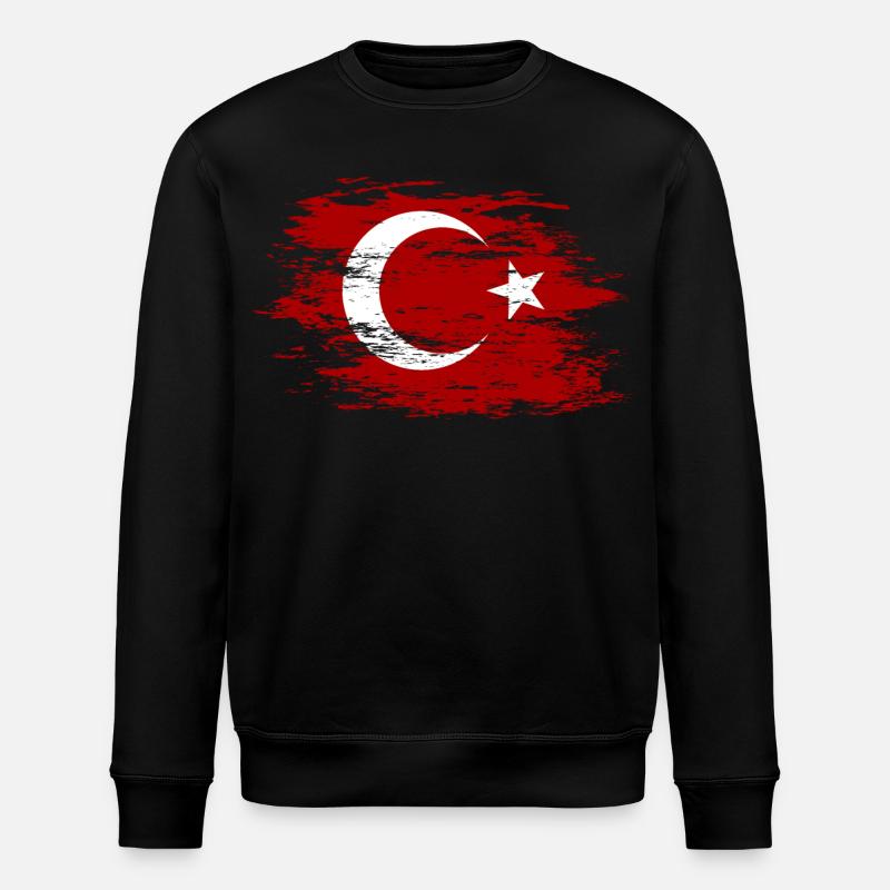 Turkey used - Stanley/Stella ROLLER Unisex Organic Sweatshirt - black