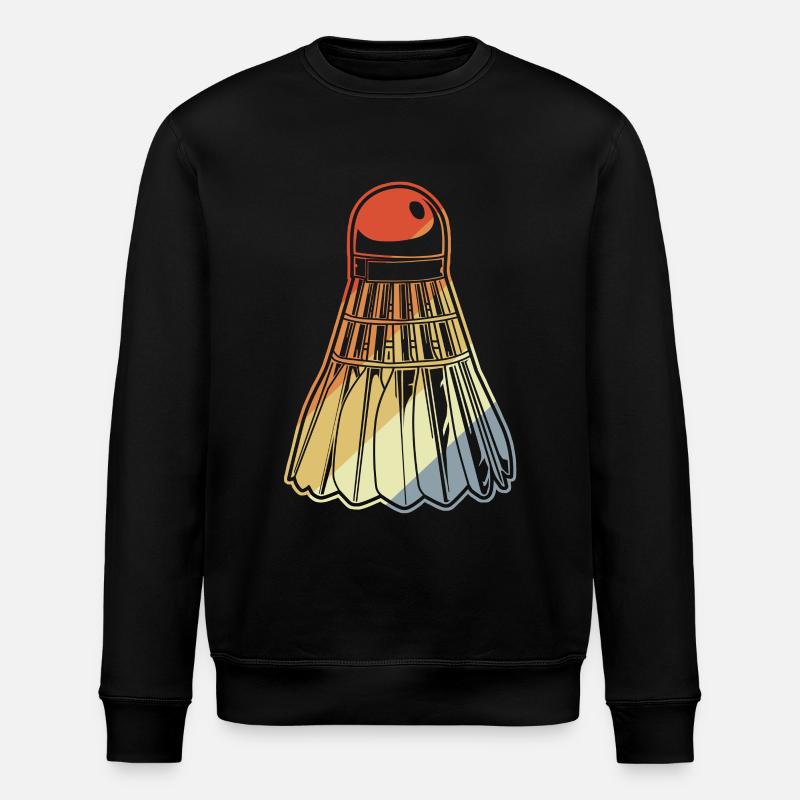 Badminton Birdie - Stanley/Stella Unisex Bio-Sweatshirt ROLLER - Schwarz