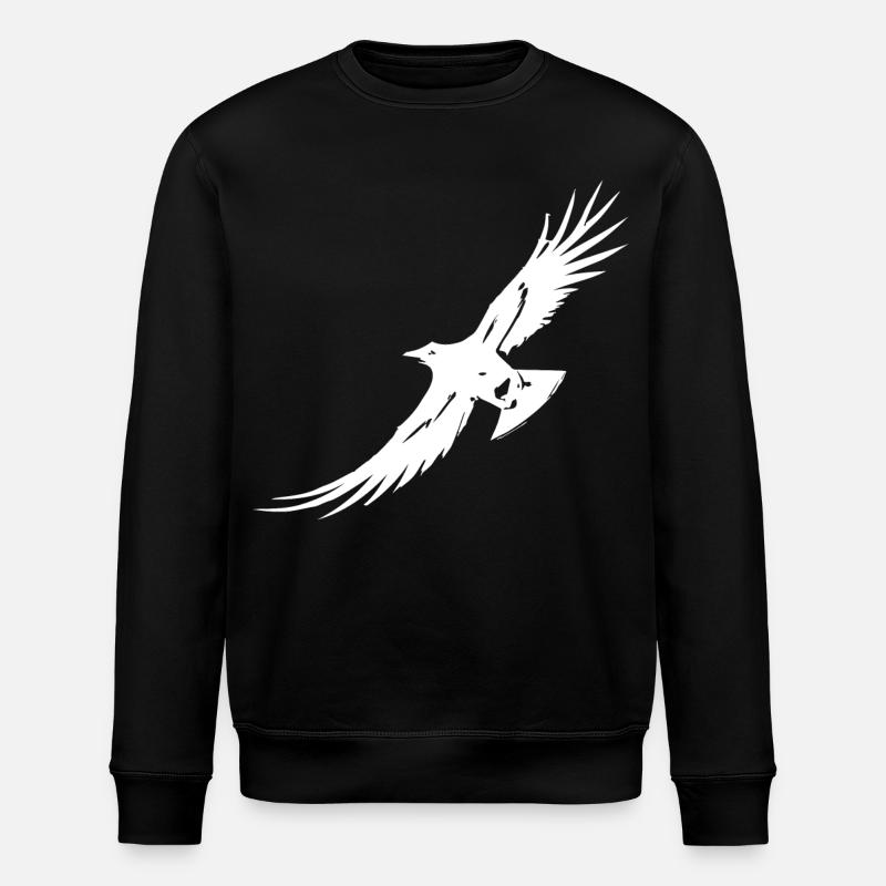 Corbeau volant - Sweat bio ROLLER Stanley/Stella Unisexe - noir