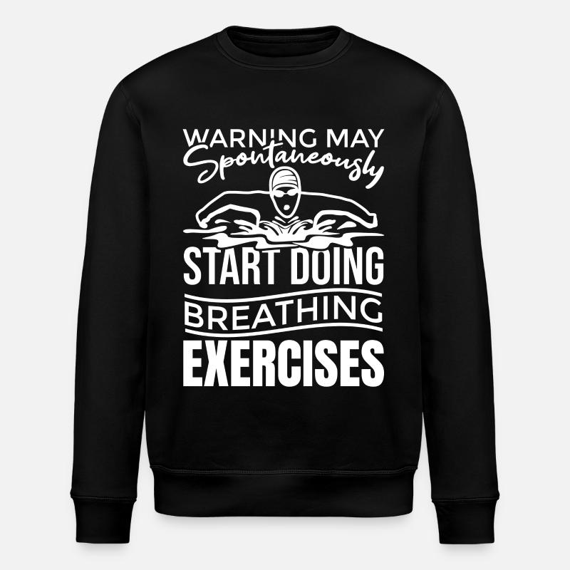 Motivation à la natation - Sweat bio ROLLER Stanley/Stella Unisexe - noir