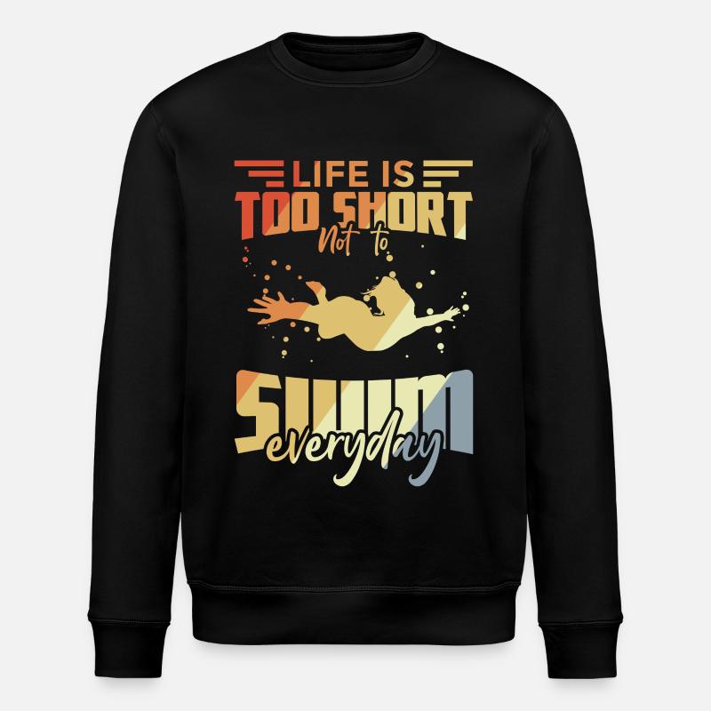 Citations de natation - Sweat bio ROLLER Stanley/Stella Unisexe - noir