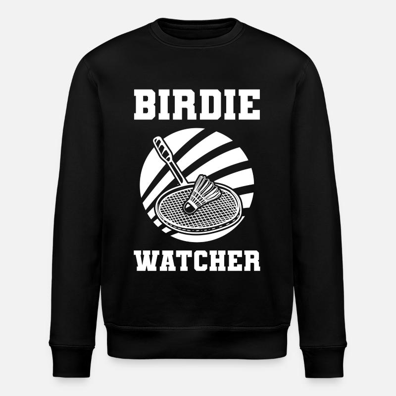 Blague sur le badminton - Sweat bio ROLLER Stanley/Stella Unisexe - noir