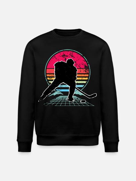 Eishockey - Stanley/Stella ROLLER Unisex Organic Sweatshirt - black