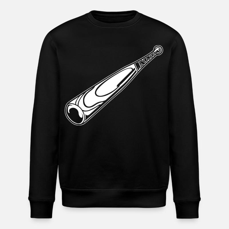 Batte de baseball - Sweat bio ROLLER Stanley/Stella Unisexe - noir