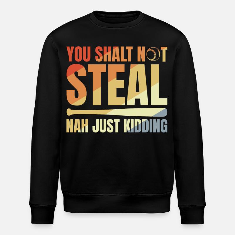 Baseball Witz - Stanley/Stella Unisex Bio-Sweatshirt ROLLER - Schwarz