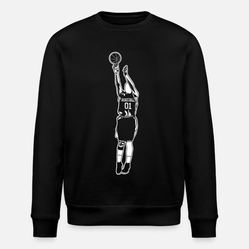 Basketteur - Sweat bio ROLLER Stanley/Stella Unisexe - noir