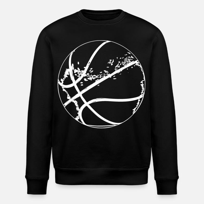 Basketballer Ball - Stanley/Stella Unisex Bio-Sweatshirt ROLLER - Schwarz