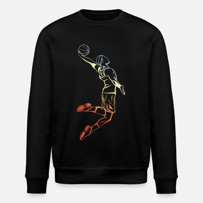 Basketteur - Sweat bio ROLLER Stanley/Stella Unisexe - noir