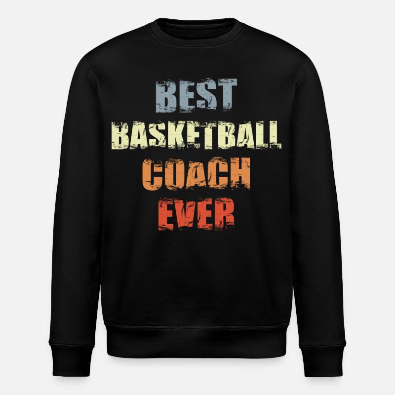 Motivation des entraîneurs de basketball - Sweat bio ROLLER Stanley/Stella Unisexe - noir
