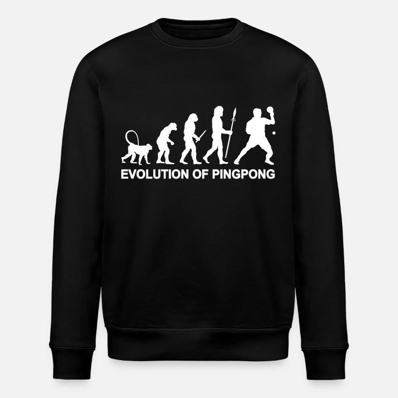 Ping Pong Evolution - Stanley/Stella ROLLER Unisex Organic Sweatshirt - black