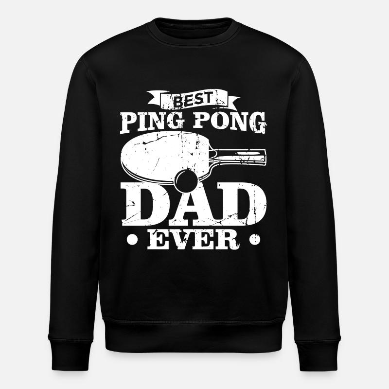 Papa tennis de table - Sweat bio ROLLER Stanley/Stella Unisexe - noir