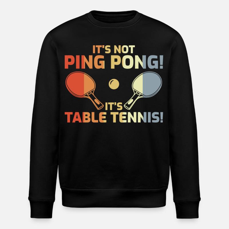 Ce n’est pas du ping-pong - Sweat bio ROLLER Stanley/Stella Unisexe - noir