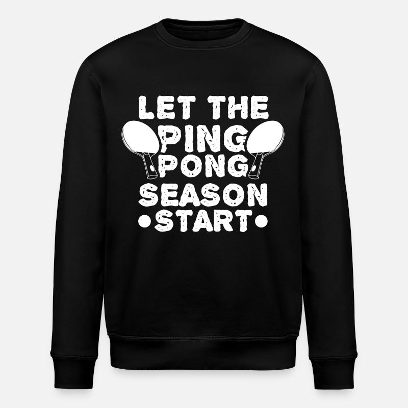 Motivation Tischtennis - Stanley/Stella Unisex Bio-Sweatshirt ROLLER - Schwarz