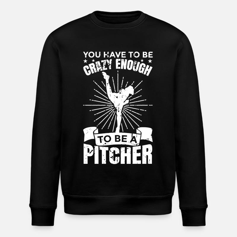 Lanceur de baseball - Sweat bio ROLLER Stanley/Stella Unisexe - noir